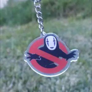 Anime Figure Pattern Keychain